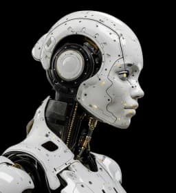 Decorative robot illustration